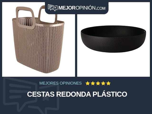 Cestas Redonda Plástico