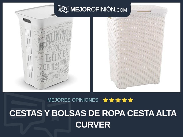 Cestas y bolsas de ropa Cesta alta Curver