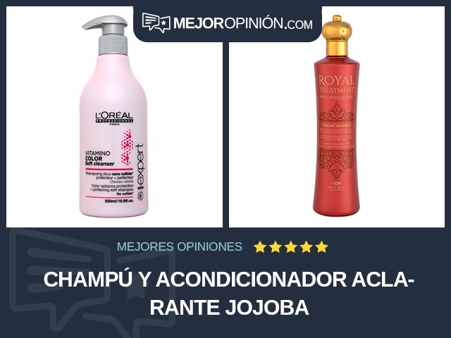 Champú y acondicionador Aclarante Jojoba