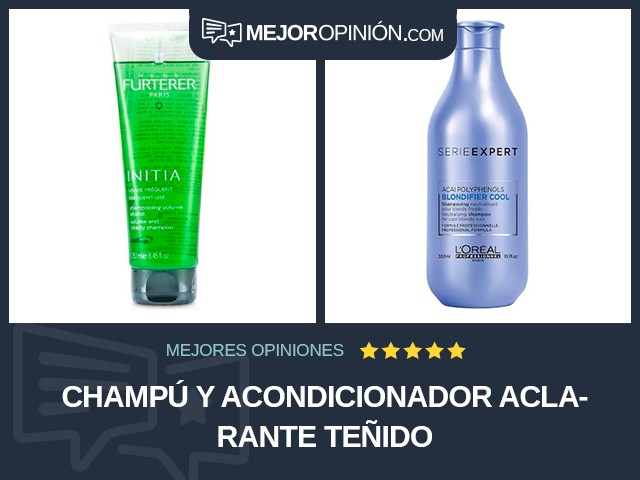 Champú y acondicionador Aclarante Teñido