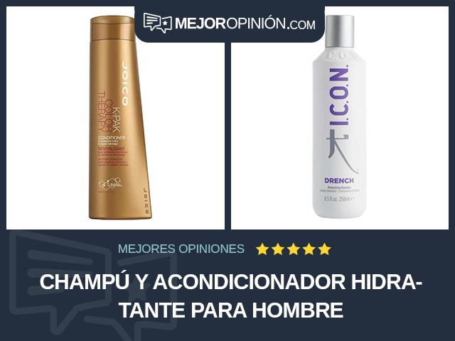 Champú y acondicionador Hidratante Para hombre