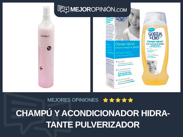 Champú y acondicionador Hidratante Pulverizador