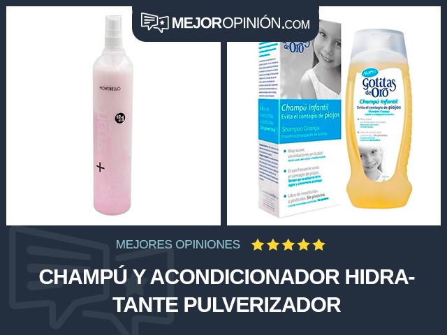 Champú y acondicionador Hidratante Pulverizador