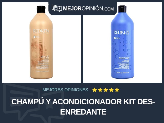 Champú y acondicionador Kit Desenredante