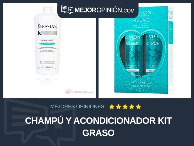 Champú y acondicionador Kit Graso