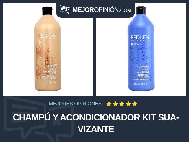 Champú y acondicionador Kit Suavizante