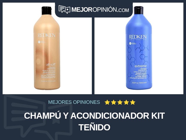 Champú y acondicionador Kit Teñido