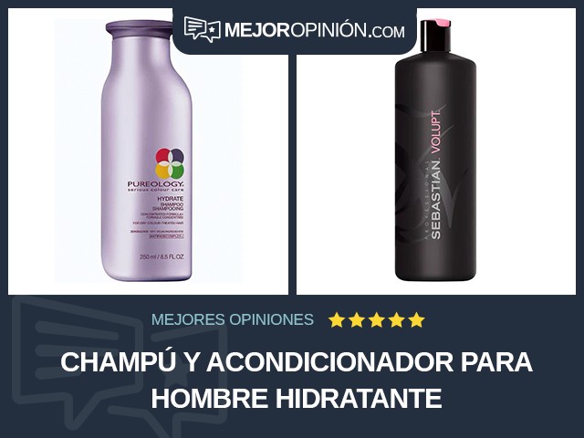 Champú y acondicionador Para hombre Hidratante