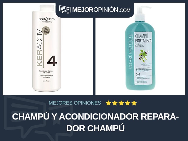 Champú y acondicionador Reparador Champú