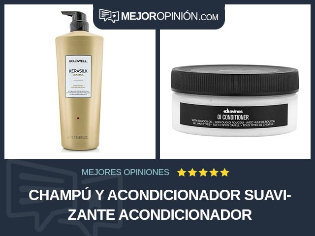 Champú y acondicionador Suavizante Acondicionador