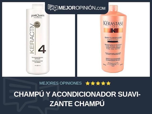 Champú y acondicionador Suavizante Champú