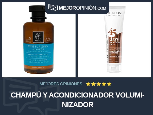 Champú y acondicionador Voluminizador