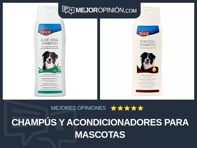 Champús y acondicionadores para mascotas