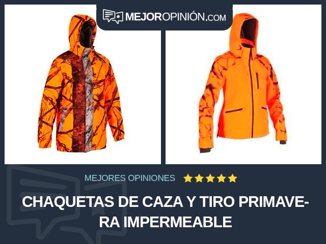 Chaquetas de caza y tiro Primavera Impermeable
