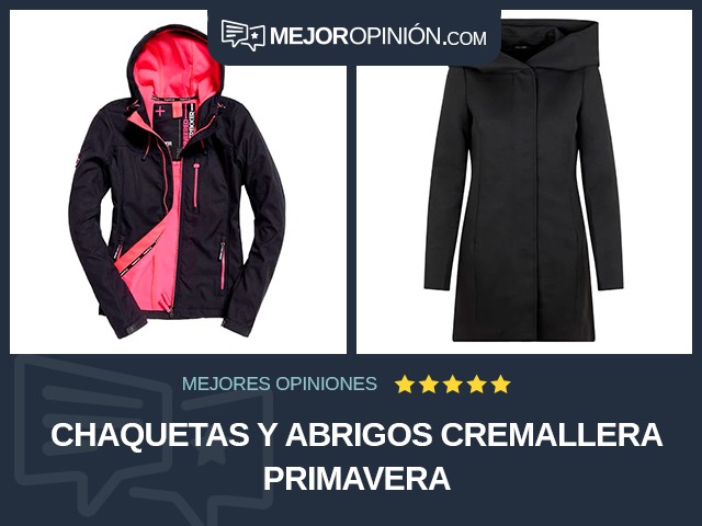 Chaquetas y abrigos Cremallera Primavera