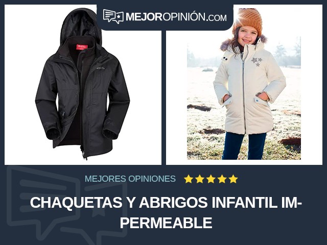 Chaquetas y abrigos Infantil Impermeable