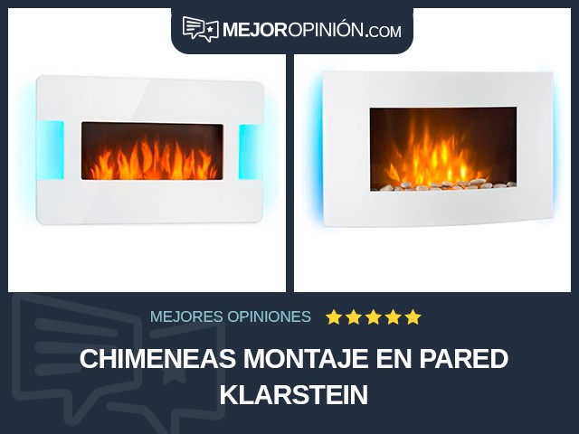 Chimeneas Montaje en pared Klarstein