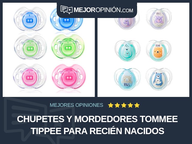 Chupetes y mordedores Tommee Tippee Para recién nacidos