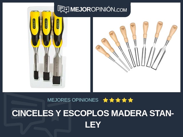 Cinceles y escoplos Madera STANLEY