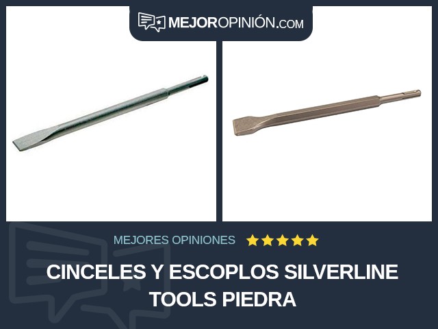 Cinceles y escoplos Silverline Tools Piedra