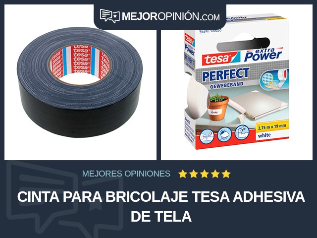 Cinta para bricolaje tesa Adhesiva de tela