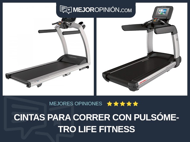 Cintas para correr Con pulsómetro Life Fitness