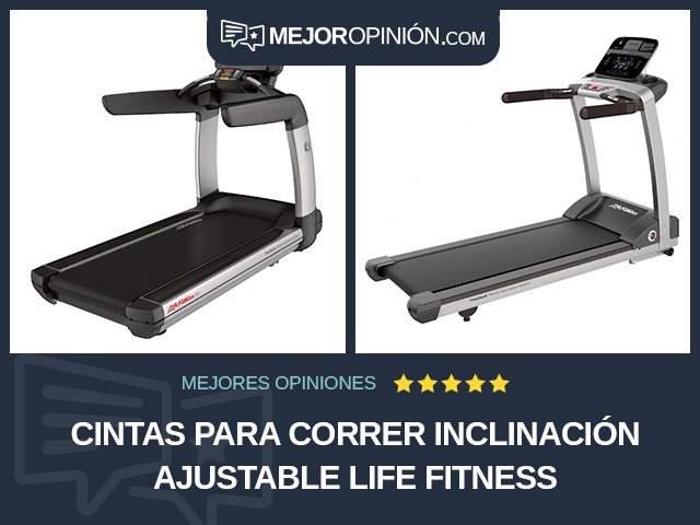 Cintas para correr Inclinación ajustable Life Fitness