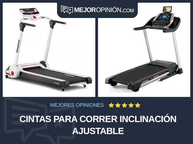 Cintas para correr Inclinación ajustable