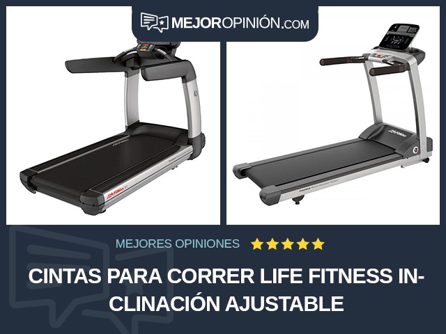 Cintas para correr Life Fitness Inclinación ajustable