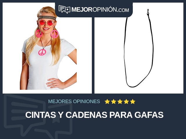 Cintas y cadenas para gafas