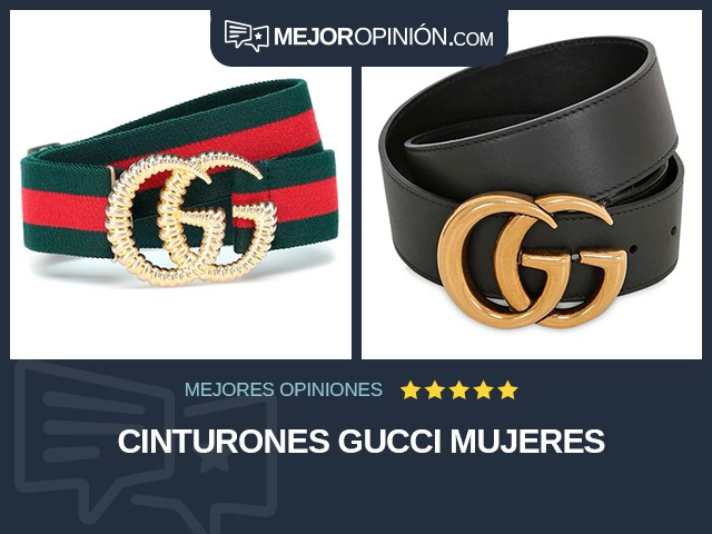 Cinturones Gucci Mujeres