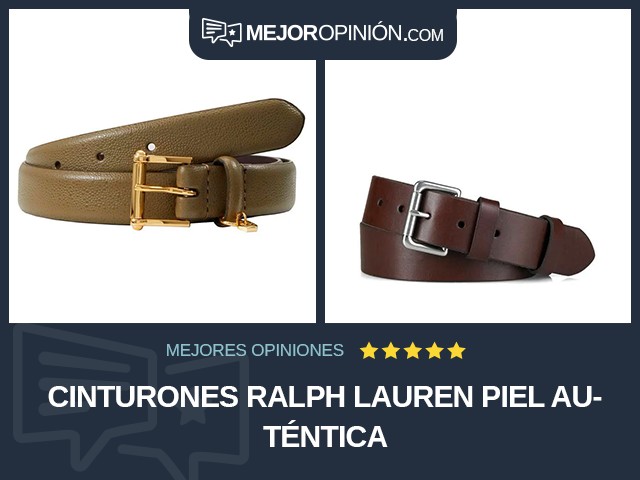 Cinturones Ralph Lauren Piel auténtica