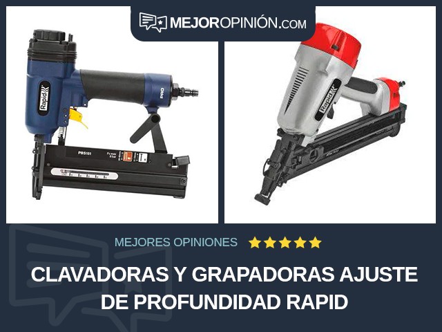 Clavadoras y grapadoras Ajuste de profundidad Rapid