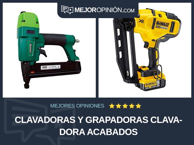 Clavadoras y grapadoras Clavadora Acabados