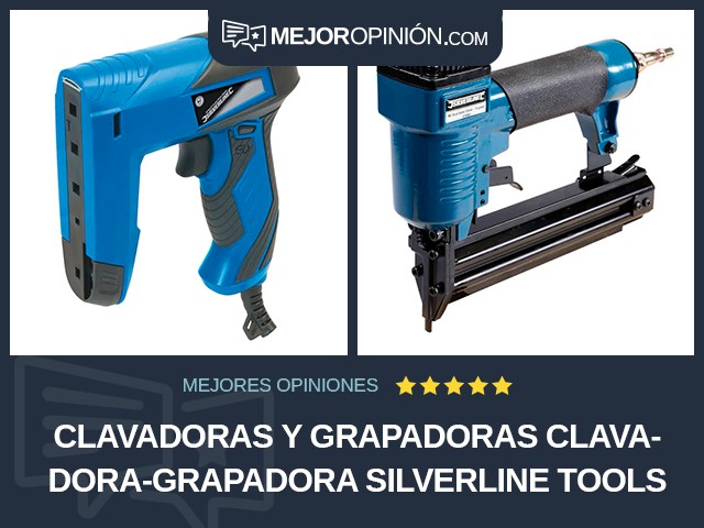 Clavadoras y grapadoras Clavadora-grapadora Silverline Tools