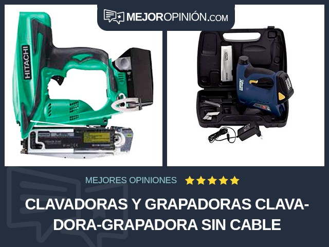Clavadoras y grapadoras Clavadora-grapadora Sin cable