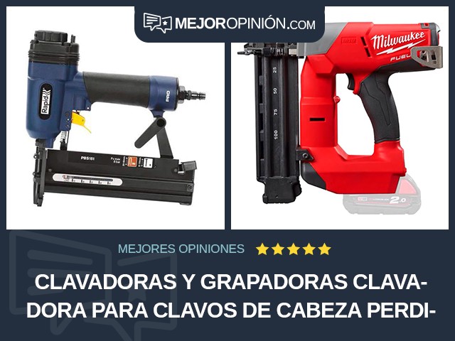 Clavadoras y grapadoras Clavadora para clavos de cabeza perdida