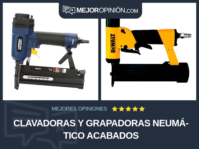 Clavadoras y grapadoras Neumático Acabados