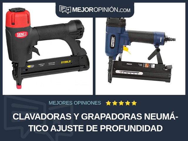 Clavadoras y grapadoras Neumático Ajuste de profundidad