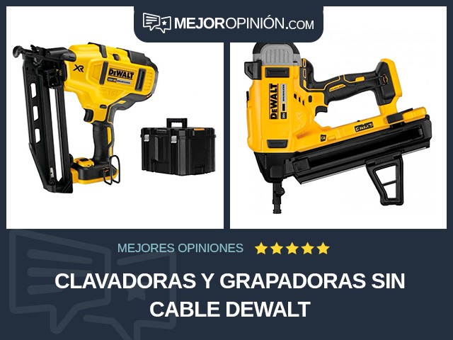 Clavadoras y grapadoras Sin cable DEWALT