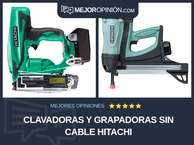 Clavadoras y grapadoras Sin cable Hitachi