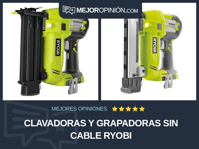 Clavadoras y grapadoras Sin cable RYOBI