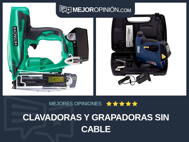 Clavadoras y grapadoras Sin cable