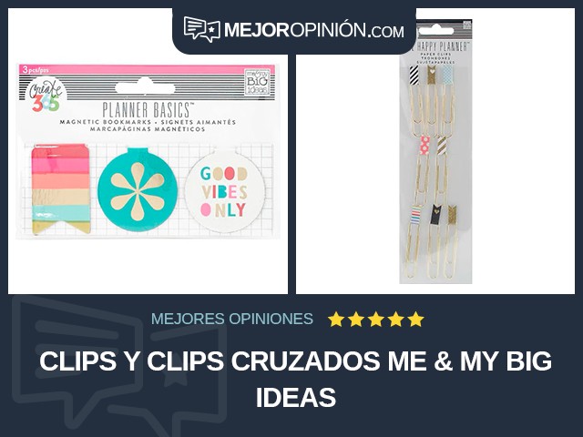 Clips y clips cruzados me & my BIG ideas