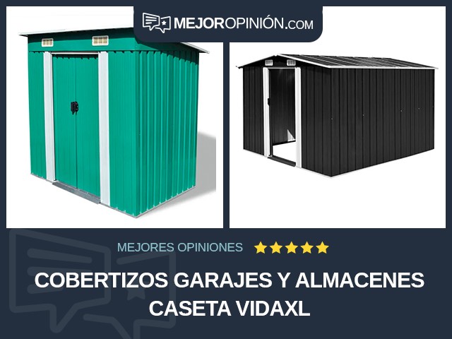 Cobertizos garajes y almacenes Caseta vidaXL