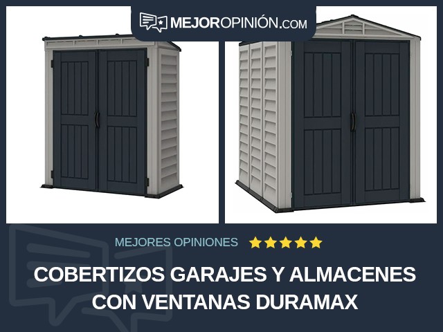 Cobertizos garajes y almacenes Con ventanas Duramax