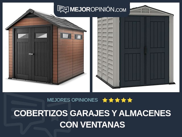 Cobertizos garajes y almacenes Con ventanas