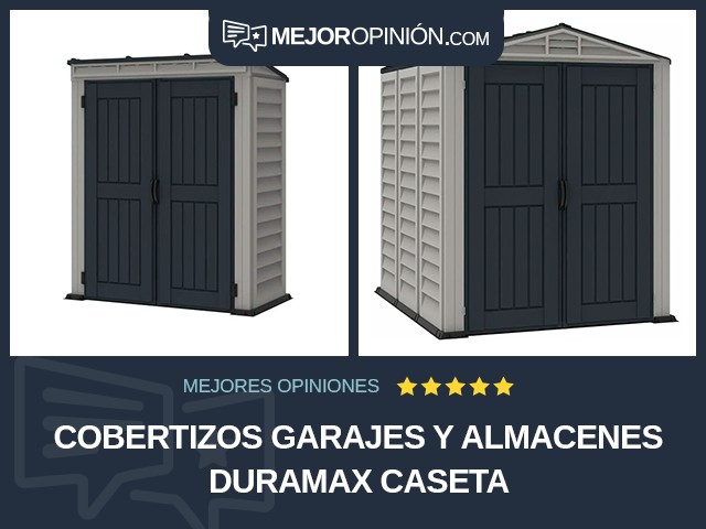 Cobertizos garajes y almacenes Duramax Caseta