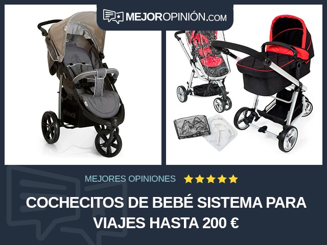 Cochecitos de bebé Sistema para viajes Hasta 200 €