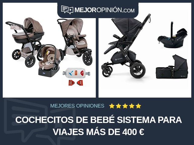 Cochecitos de bebé Sistema para viajes Más de 400 €